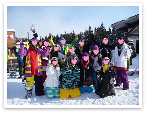 KIMAMA55☆-スノボ☆池の平温泉スキー場。